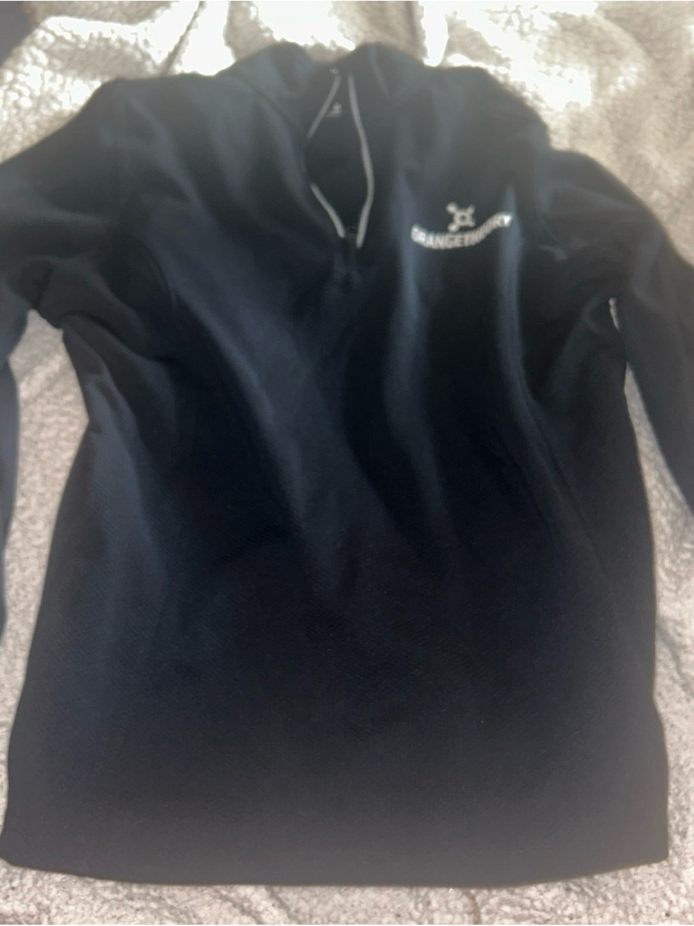 OrangeTheory 500 Classes Club Women Black Pullover Sweatshirt Lightweight Sz M